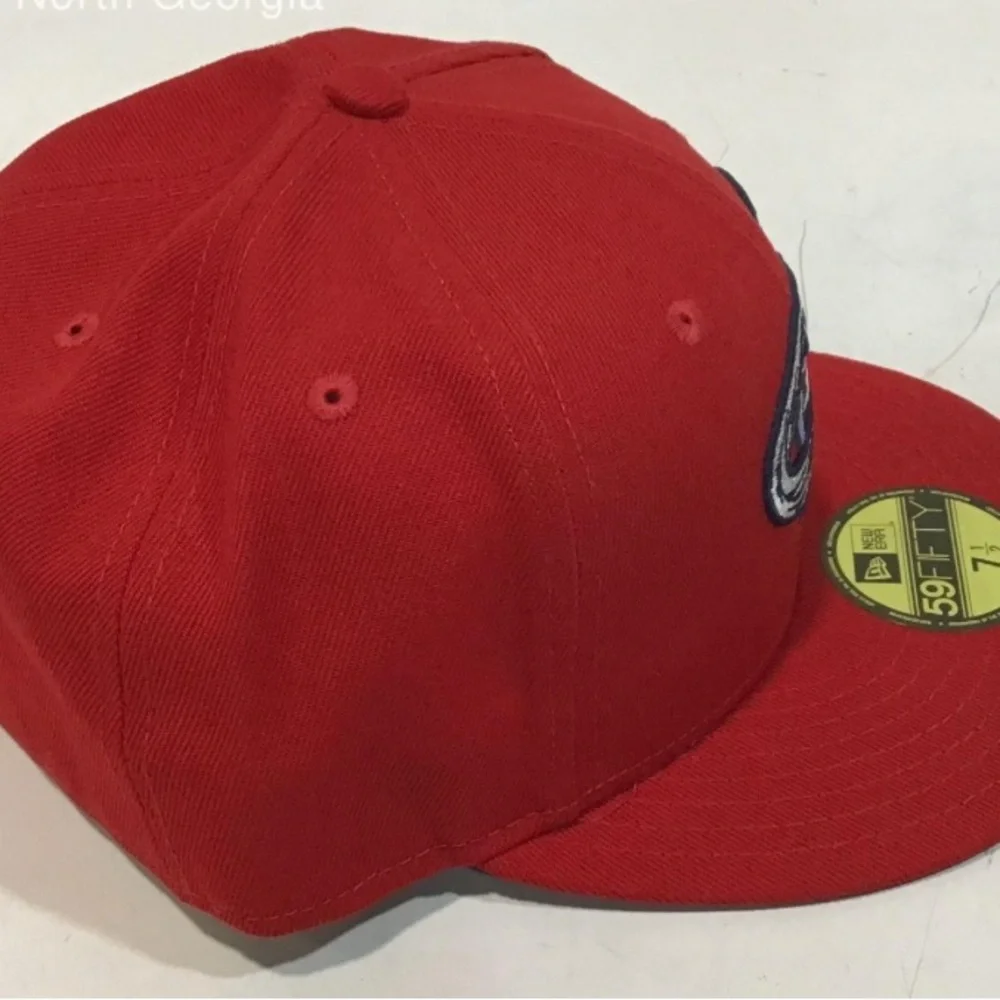 New Era Fitted Hat Corpus Christi Hooks MiLB Cap Texas fish hook size 7 1/2 New - Picture 5 of 6